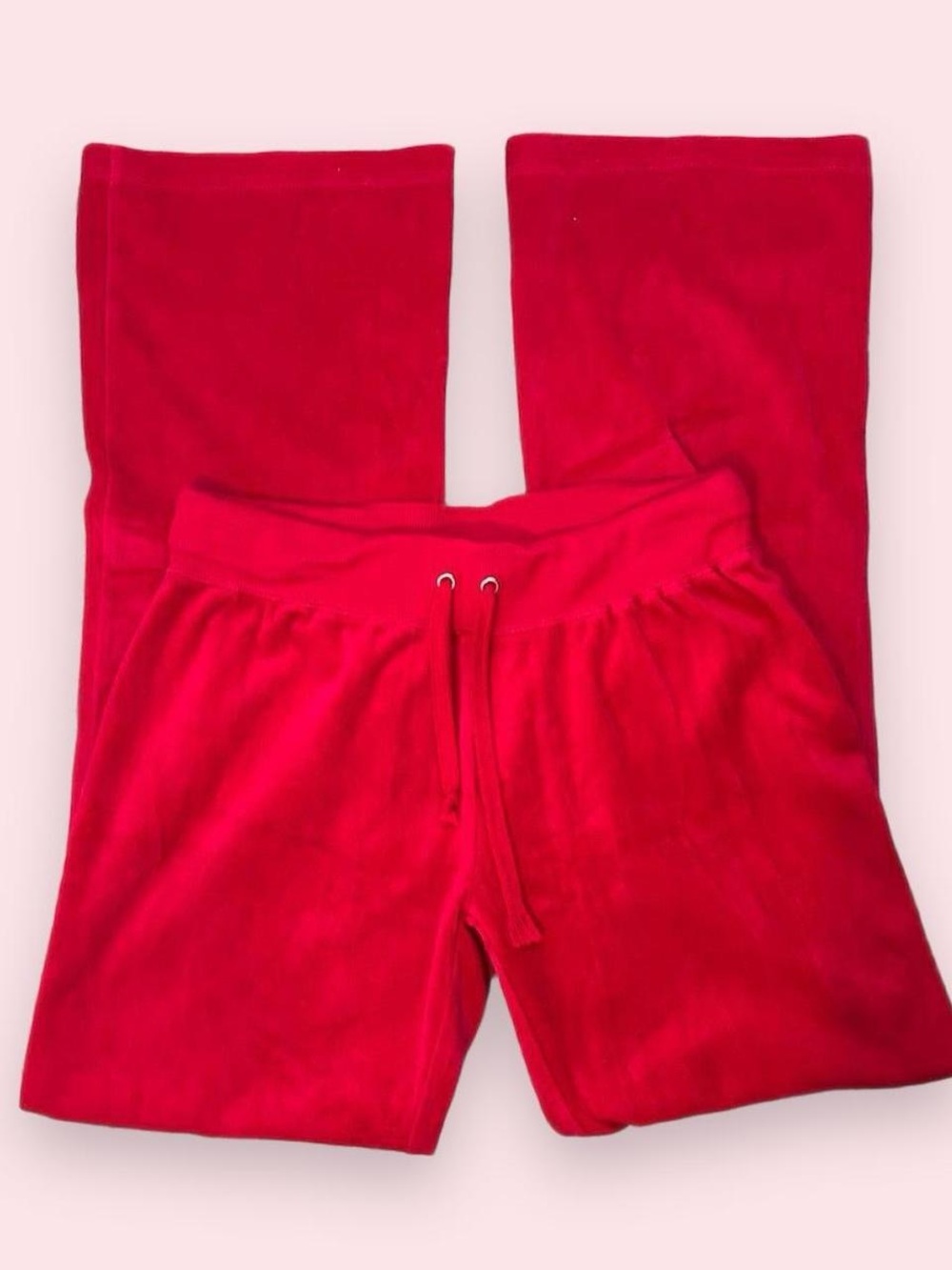 Y2K Magenta Drawstring Wide-Leg Sweatpants